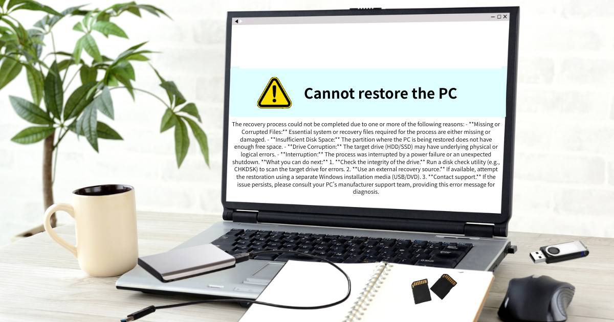 リカバリーディスクなしでも安心！中古PCの復元方法